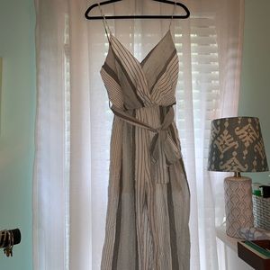 Striped jumpsuit
